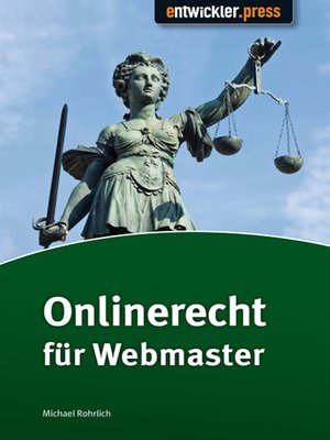 cover image of Onlinerecht für Webmaster